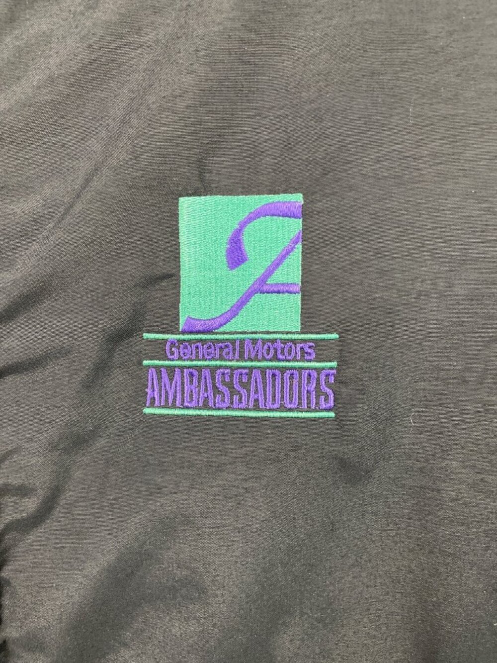 Vintage General Motors GM Ambassadors Lined Windbreaker Full Zip Jacket Size XL - Picture 4 of 12